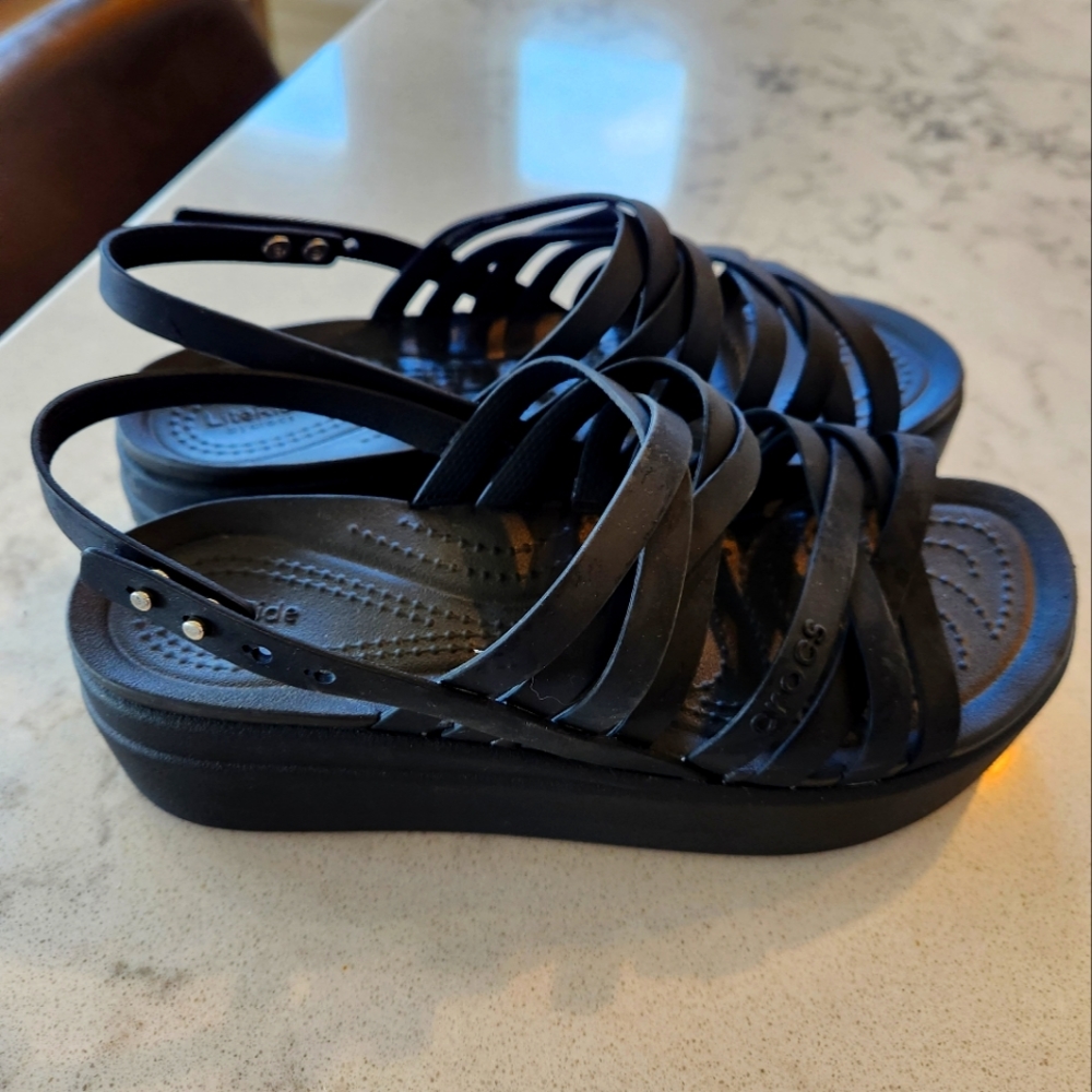 Crocs wedges size 7